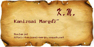 Kanizsai Margó névjegykártya